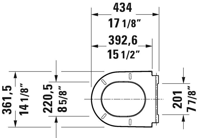 DURAVIT - D-NEO SLOW CLOSE SEAT Toilet seat and cover #002169- 002169.00.00 - additional view