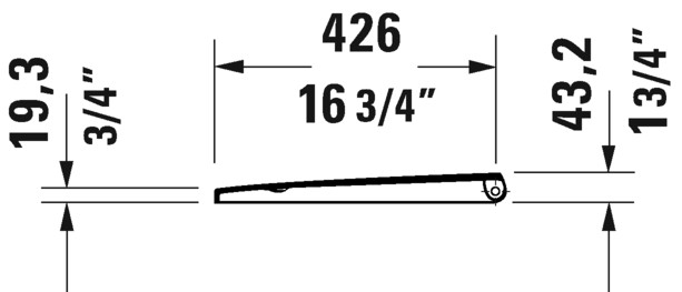 DURAVIT - D-NEO SLOW CLOSE SEAT Toilet seat and cover #002169- 002169.00.00 - additional view