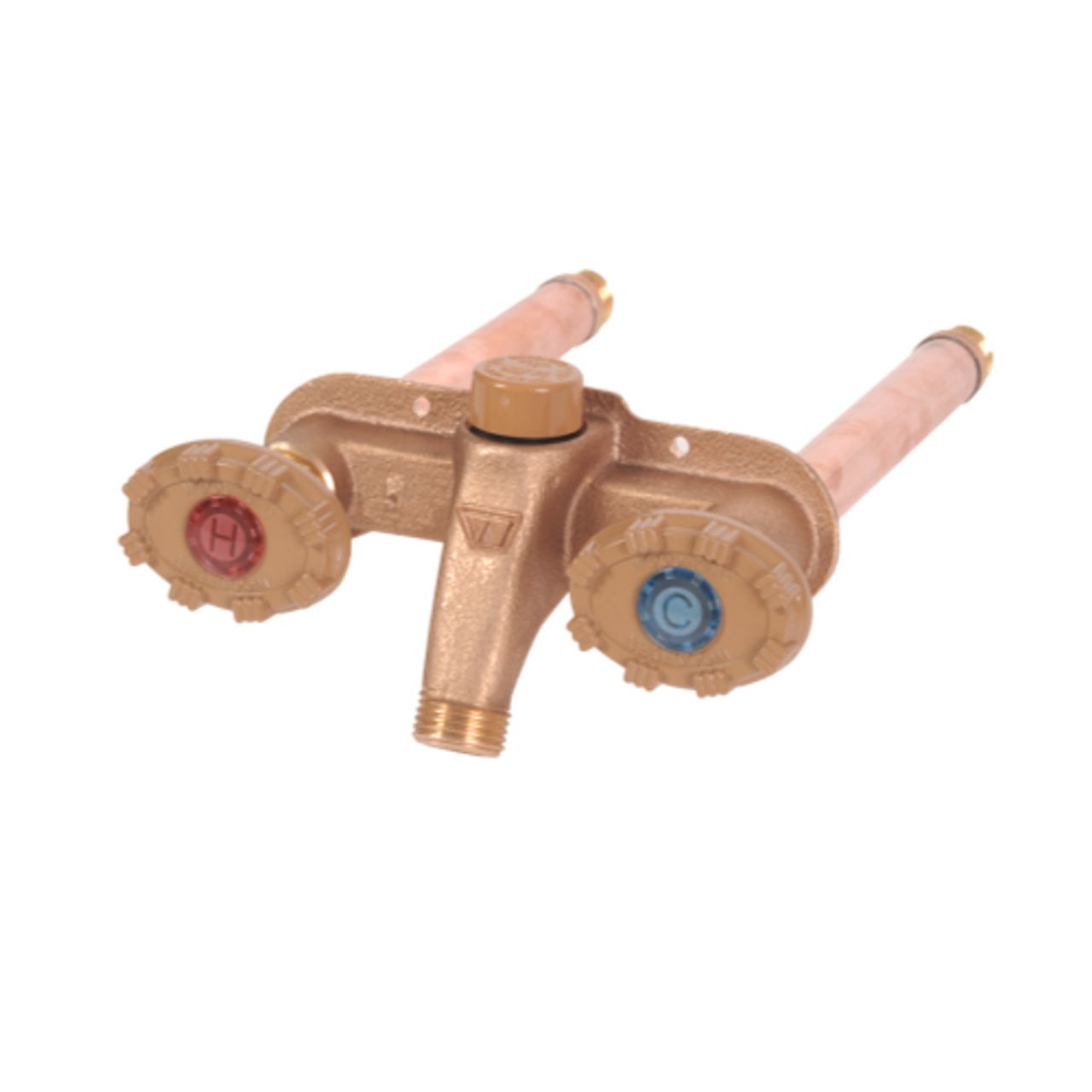 WOODFORD- 22CP Freezeless Hot & Cold Wall Faucet 4 Inch, Metal Handle - 22CP-4-MH - additional view