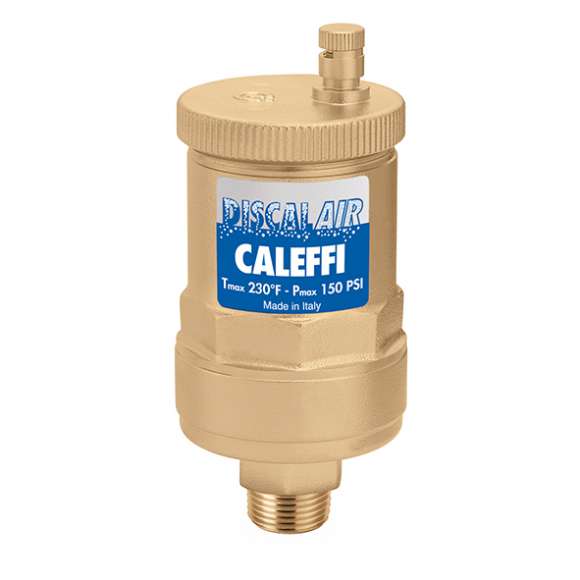 CALEFFI - DiscalAir High Discharge Automatic Air Vent 1/2" NPT Female - 551004A - additional view