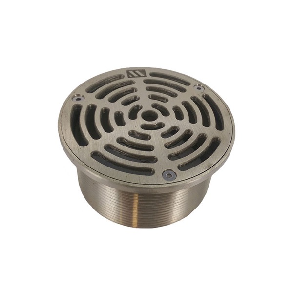WATTS - A5-1, 5" Nickel Bronze Strainer For Drain, Threaded ROUND- 8132077 - additional view