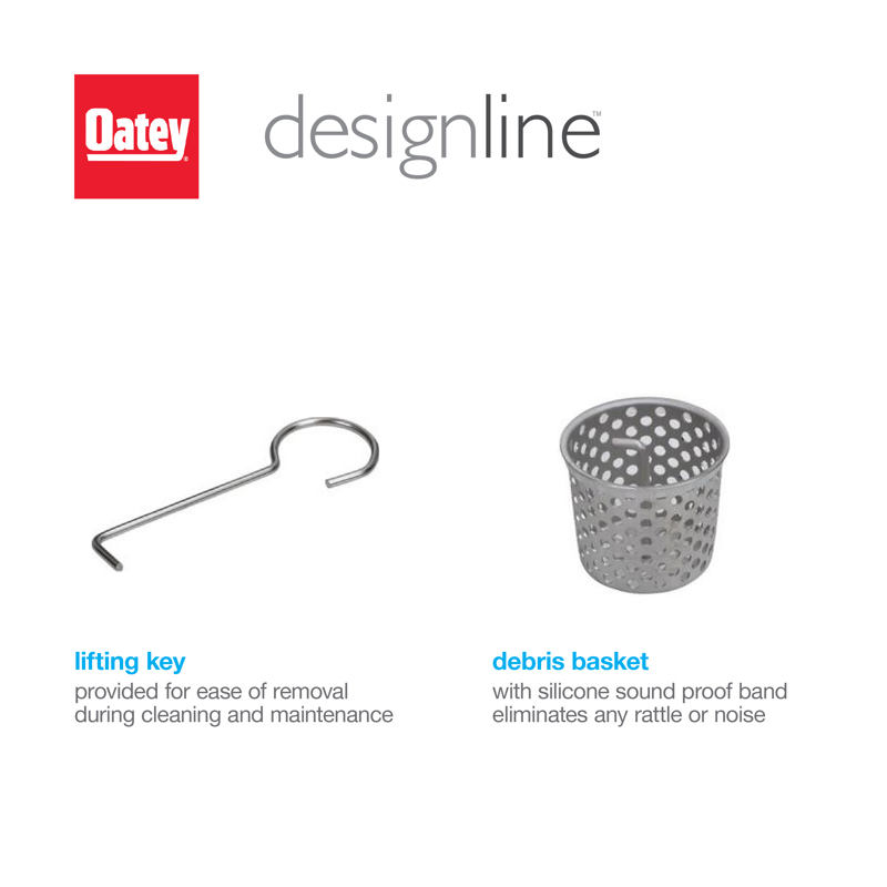 Oatey-36 IN. SS LINEAR DRAIN TILE-IN GRATE RETAIL-DLS1360R2 - additional view