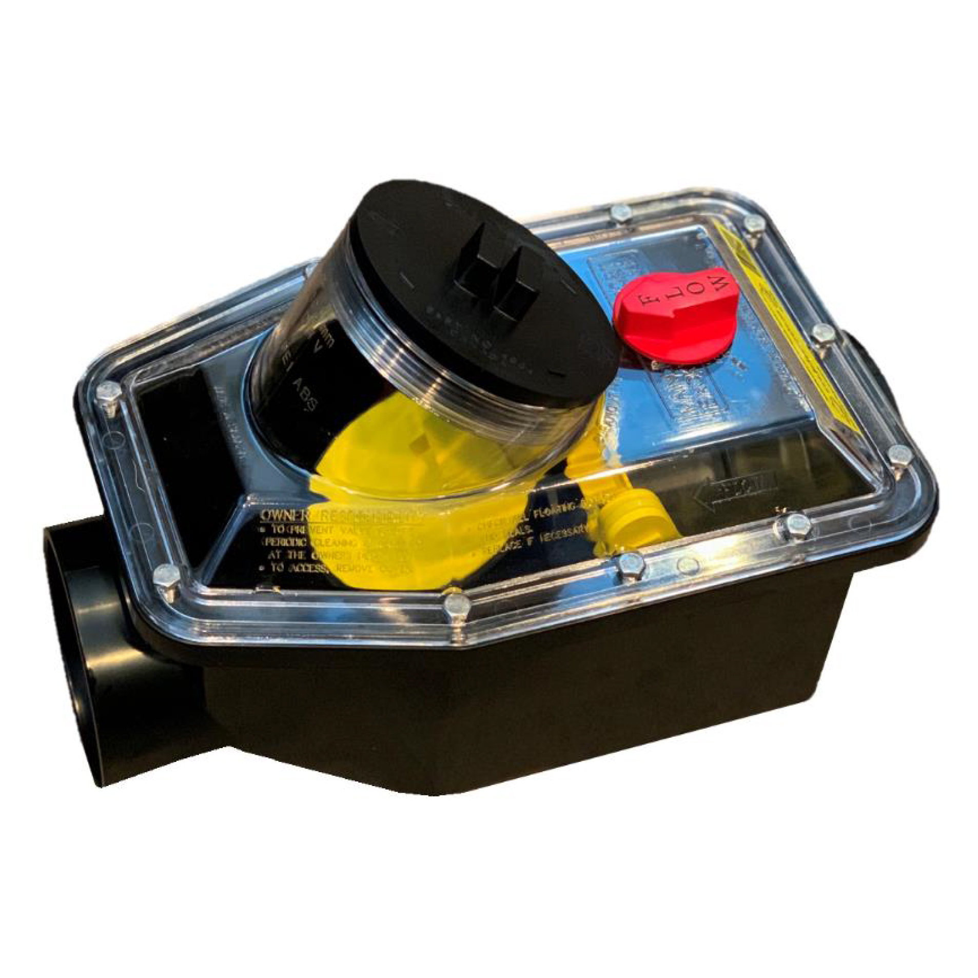 Mainline - Fullport ABS Backwater Valve 4" - ML-4TCA - additional view