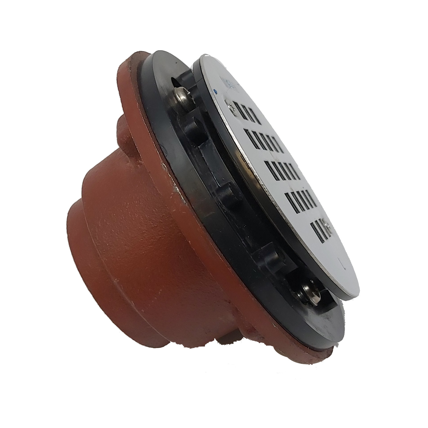 MIFAB-SHOWER DRAIN ROUND1 1/2" (38) CAST IRON BODY w/S.S. Grate-SD7101 - additional view