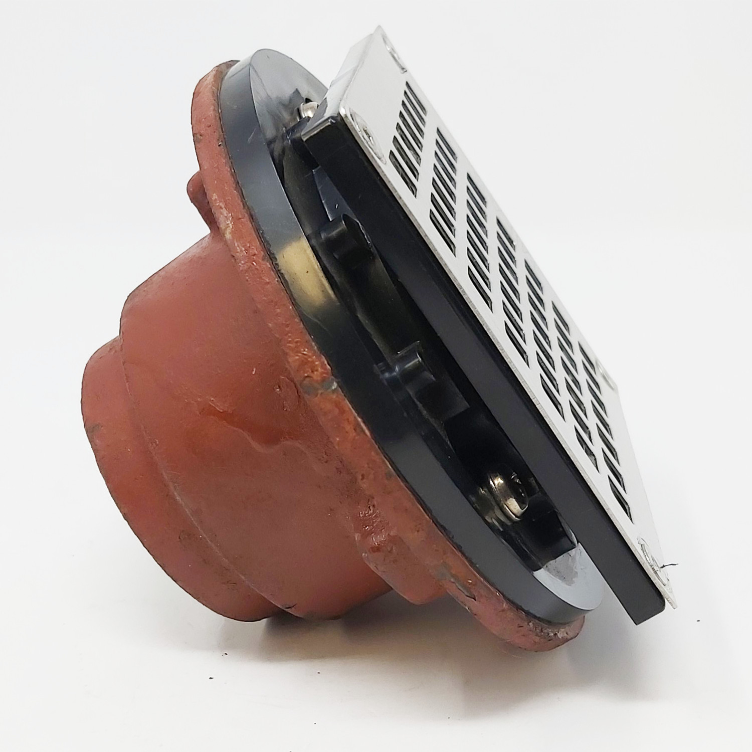 MIFAB-SHOWER DRAIN ROUND1 1/2" (38) CAST IRON BODY w/S.S. Grate-SD7101 - additional view