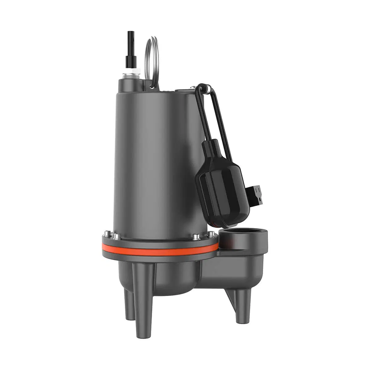 LEO -  0.4 HP Cast Iron Pro Grade Sewage Pump with Tethered Float - LSEV412-T