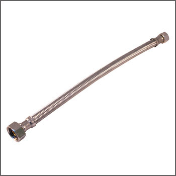 AQUA DYNAMIC-FLEX CONN SS 3/8i COMP x 1/2i FIP 16i FAUCET-3230-160