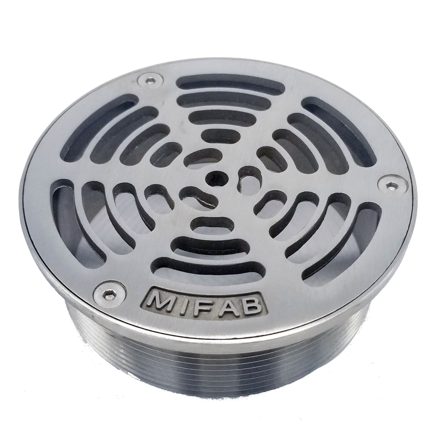 MIFAB- 5" DIA Stainless Steel GRATE/SS SHANK - 5-3