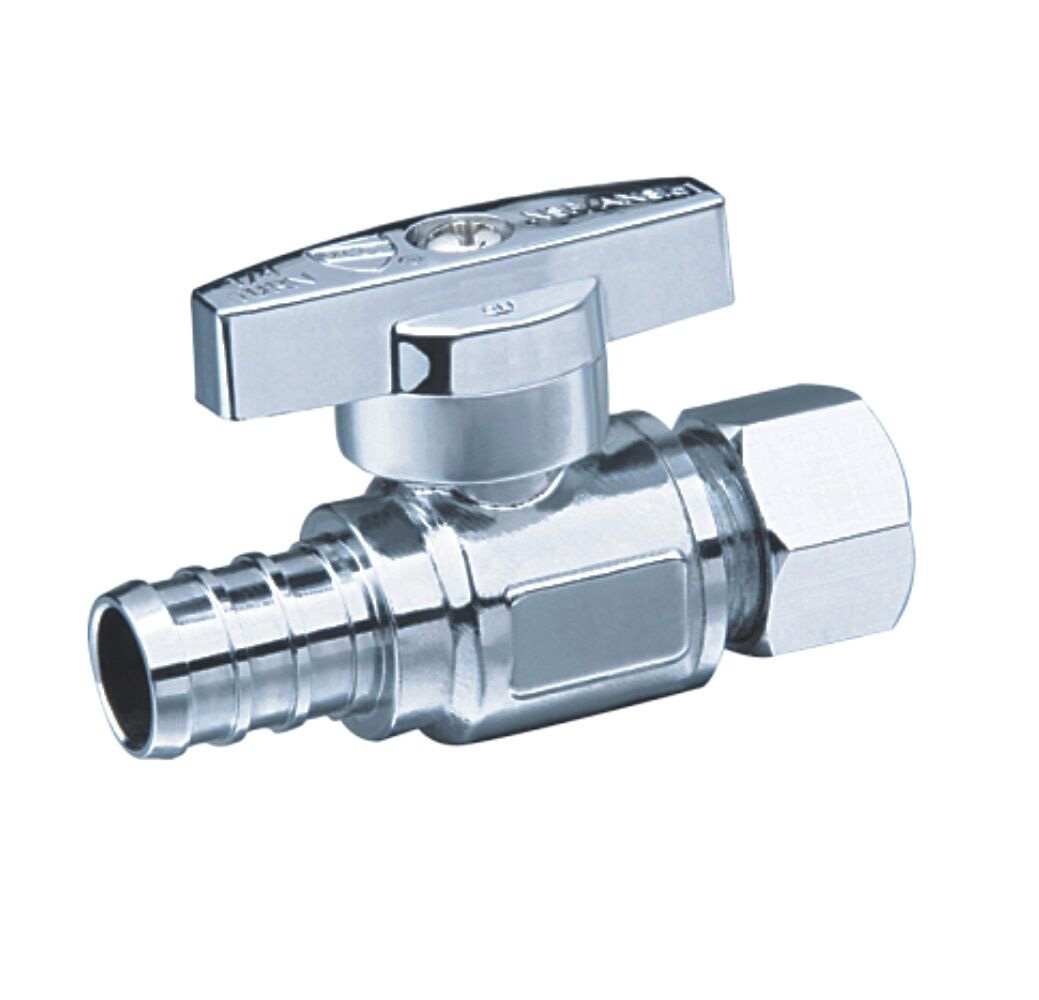 1/4 TURN STRAIGHT STOP VALVE 1/2"F1960 x 3/8" OD - 5M-ST963812-S