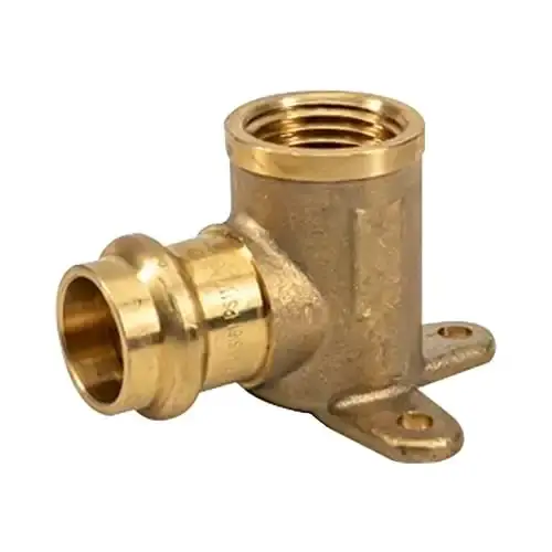 PRESS BRASS Ear Drop Elbow  FPT x  PRESS - NL BRASS