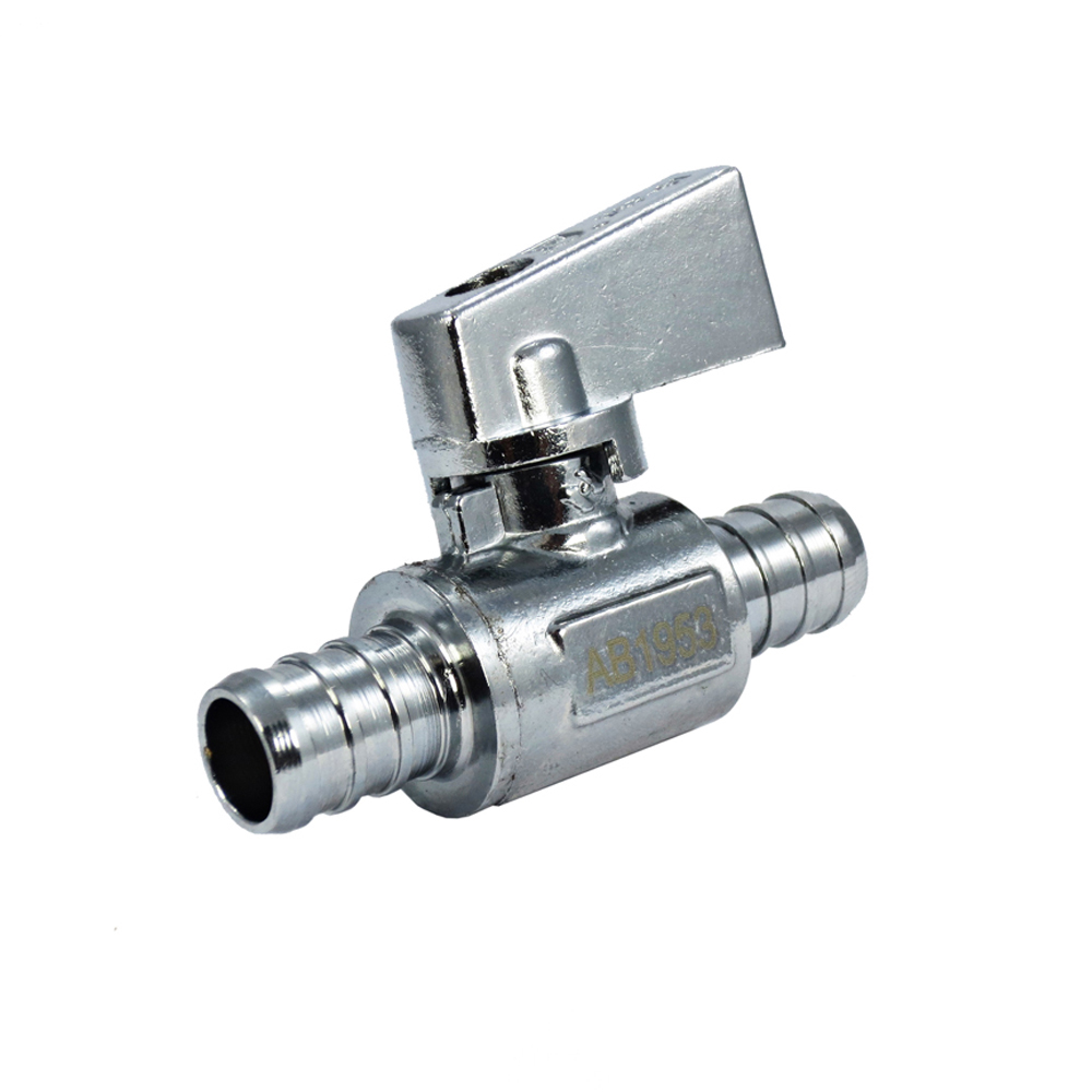 5M-1/2 Turn Straight Stop VALVE w/ABS Straight Handle -1/2" PEX X 1/2" PEX-5M-STPX1212-S - variation