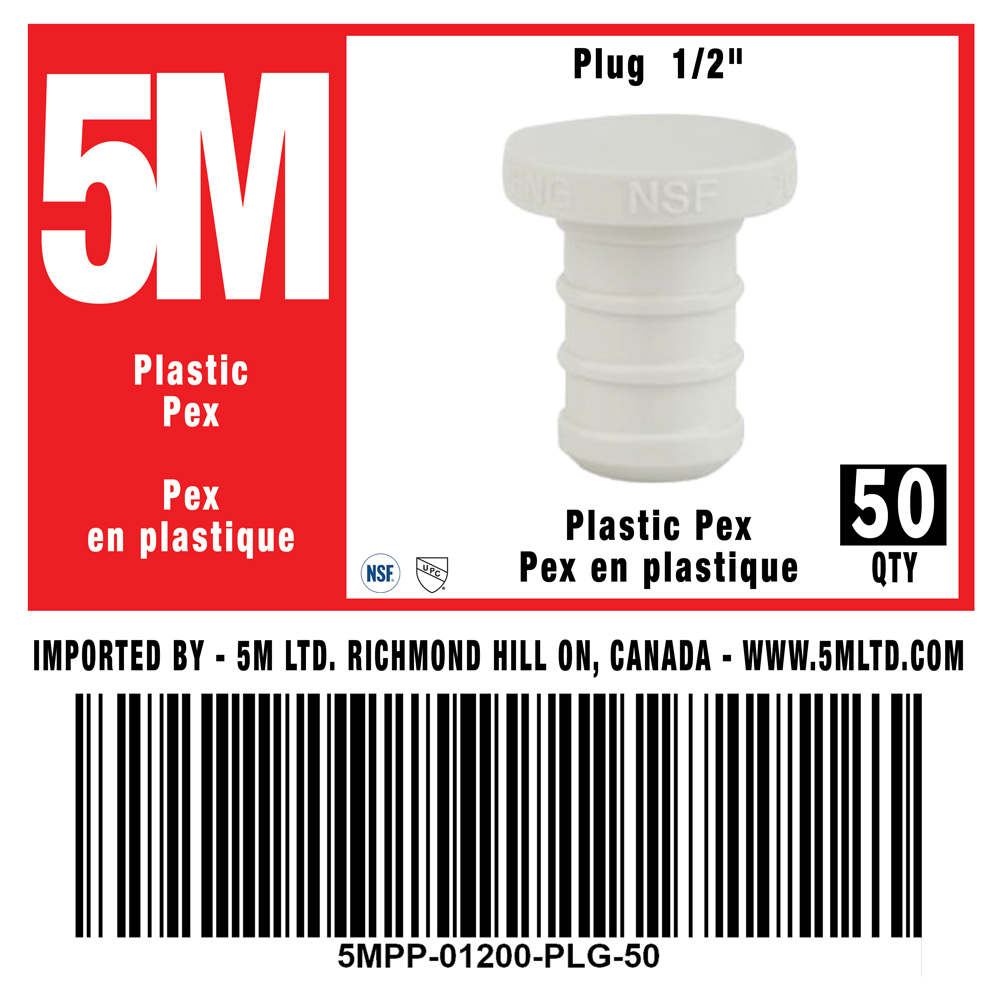Plastic Pex Plug - variation