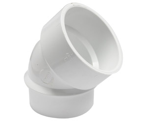 PVC - SDR35 - DWV 45 Elbow (SPG) - variation